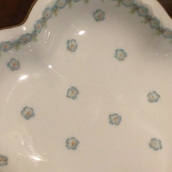 HTF Vintage Royal Limoges Relish Trinket Handled Dish - Picture 5 of 10